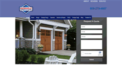 Desktop Screenshot of meinholzoverheaddoor.com