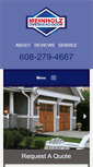 Mobile Screenshot of meinholzoverheaddoor.com